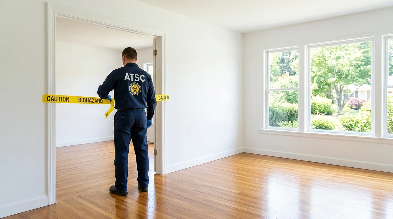 Certified biohazard cleanup crew performing Crime Scene Cleanup in Gulf Gate Estates