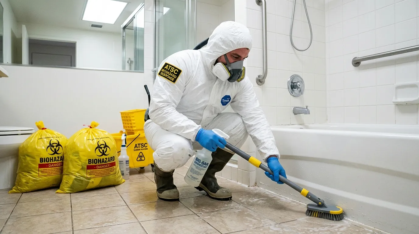 Decontamination equipment deployed for Blood Cleanup in Gulf Gate Estates